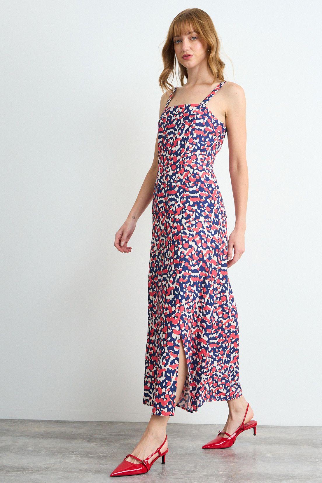 Vestido Fantasia Largo Azul iO 13520126050104-4