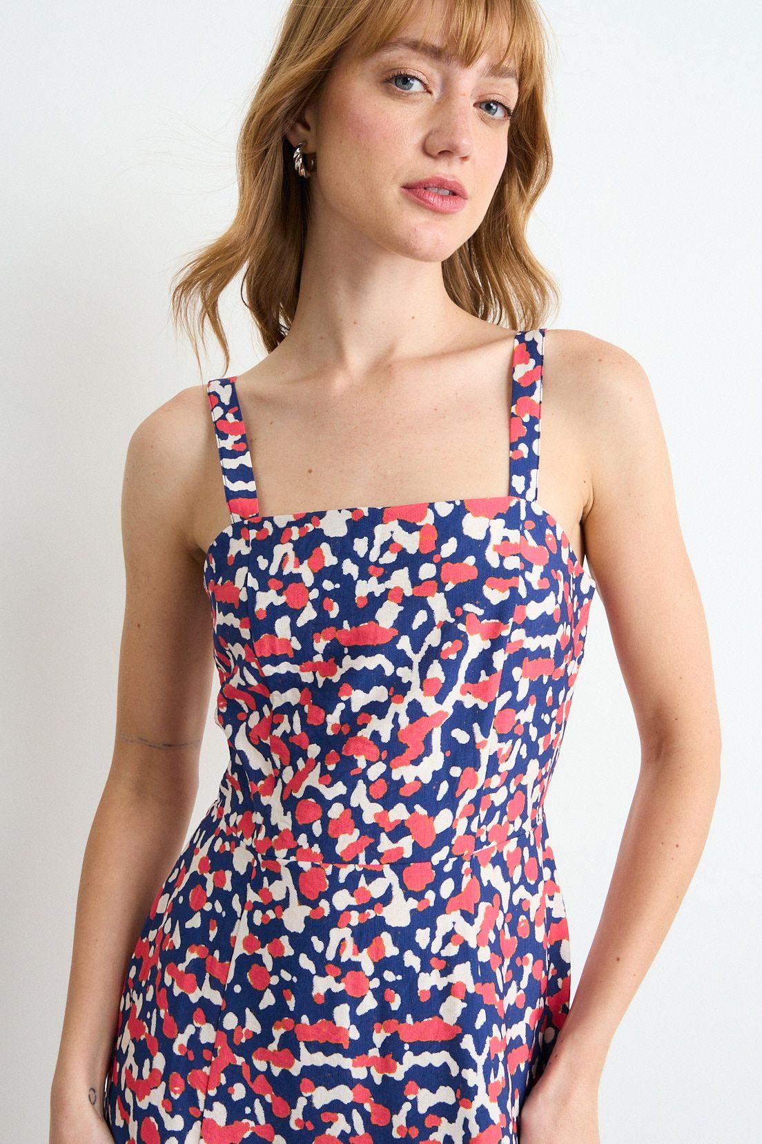 Vestido Fantasia Largo Azul iO 13520126050104-2