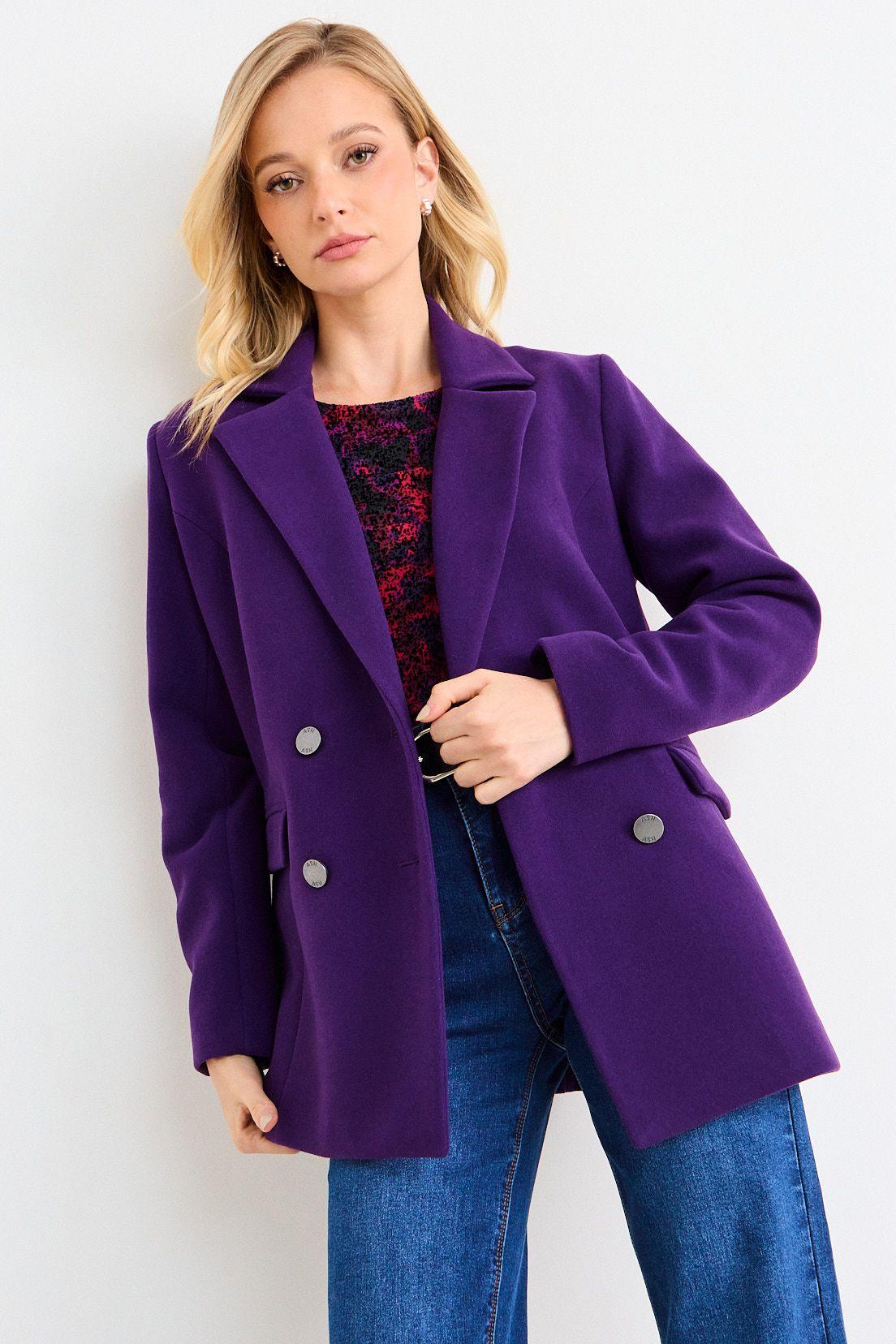 Abrigo Corto Morado Ash 17207126056121-0