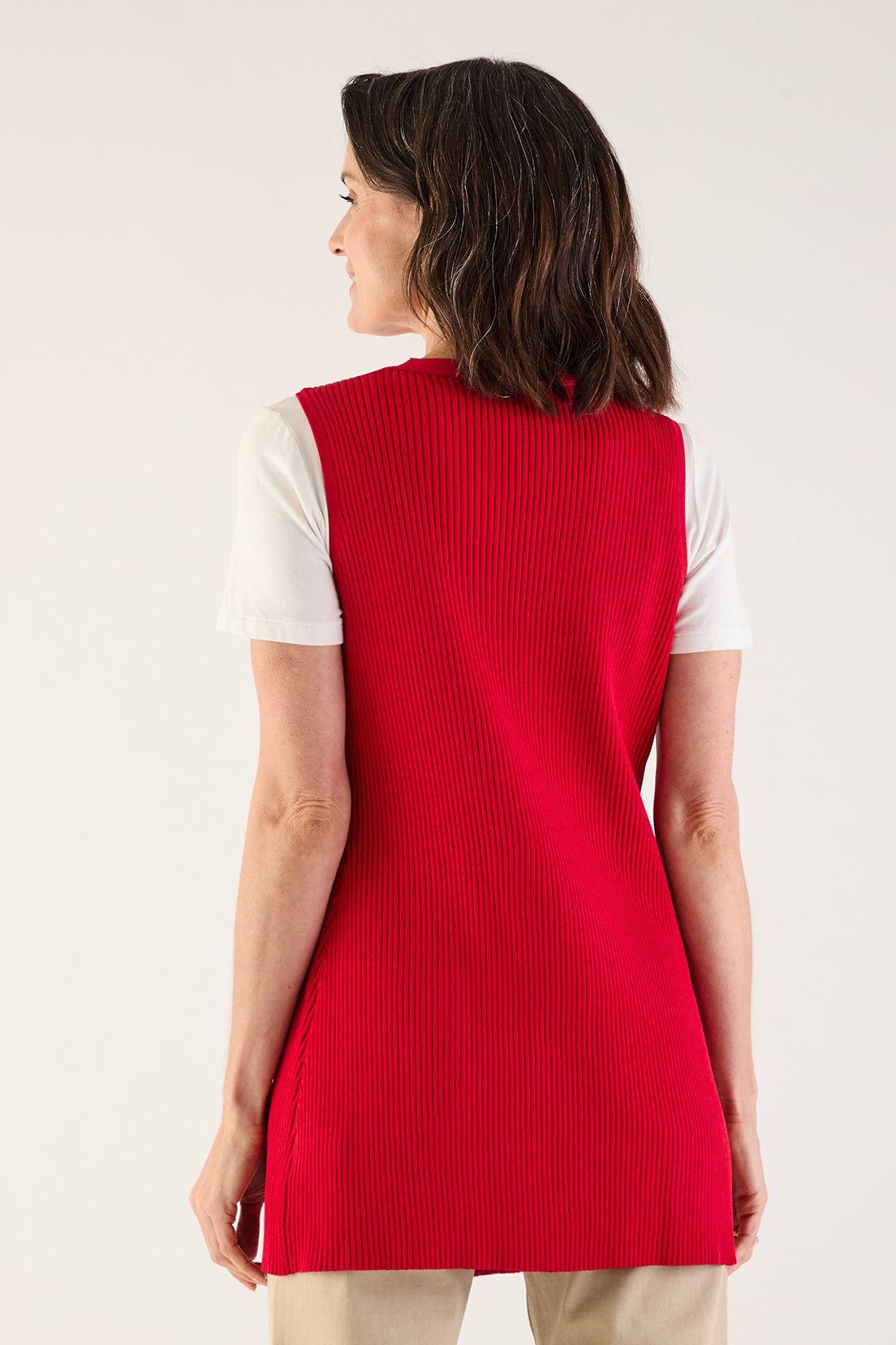 Chaleco Liso Rojo 18002125050103-3