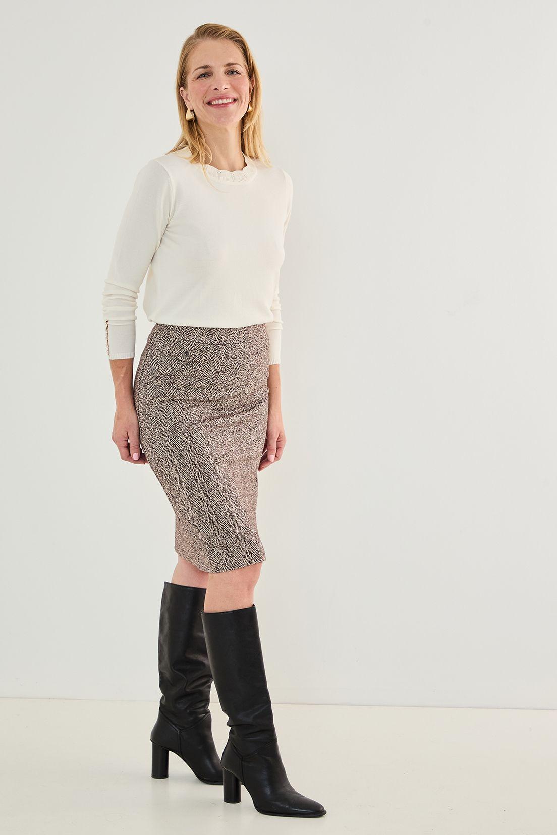 Falda Fantasia Zigzag Negro 12102125051102-2