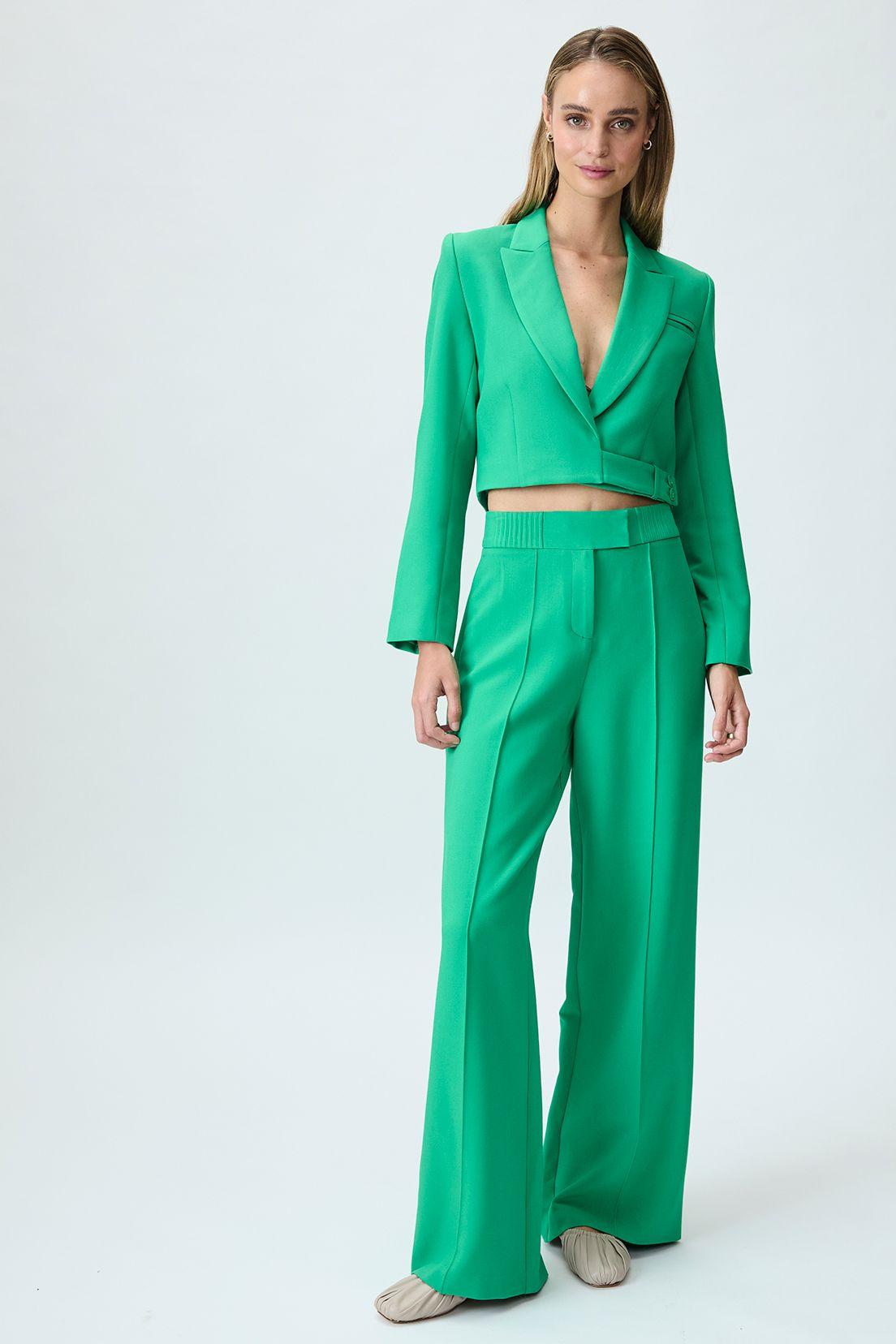 Pantalon Liso verde musgo iO 11020125008107-0