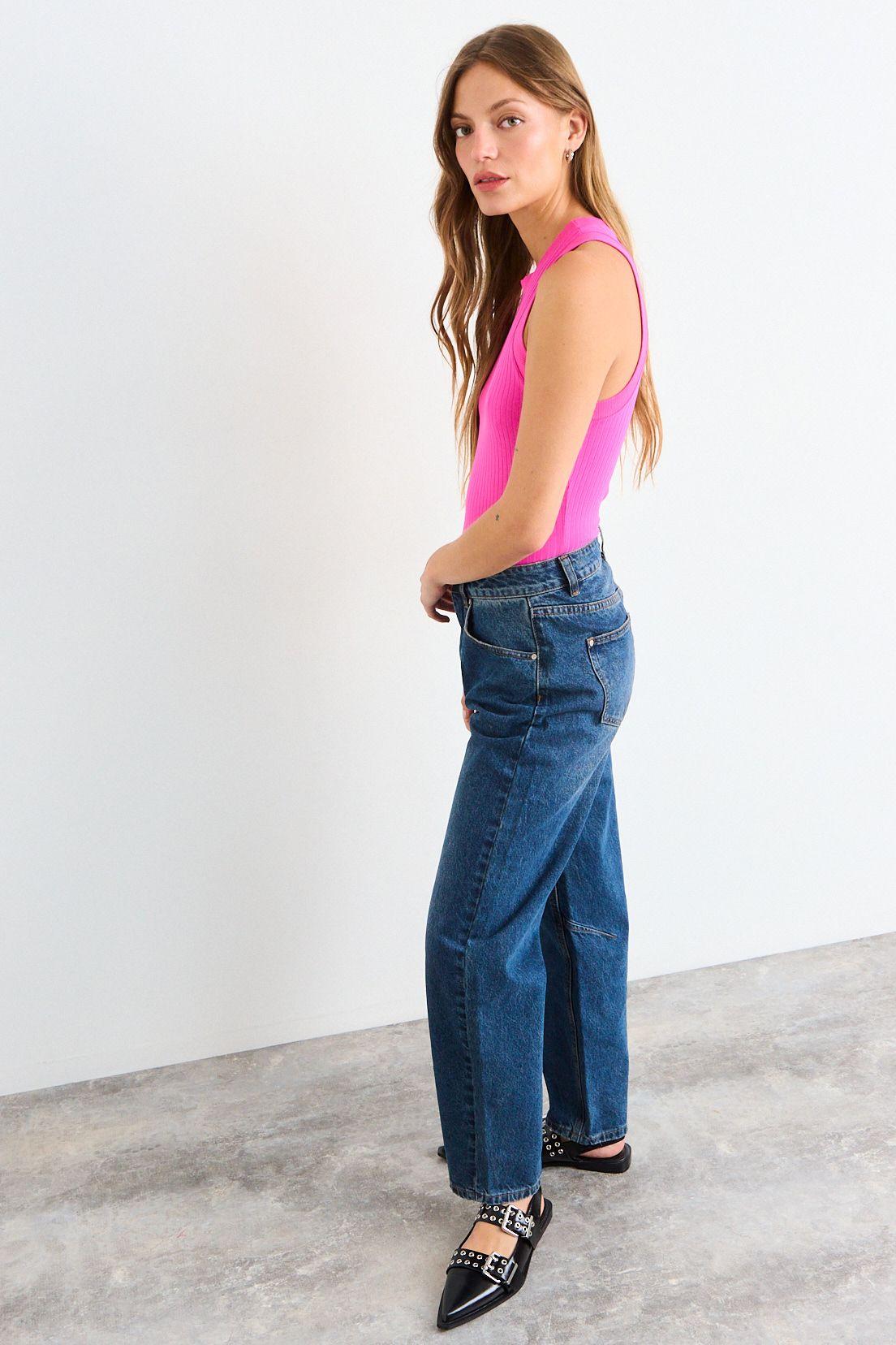 Polera Sin Mangas Lisa Rosado iO 14204225098123-4