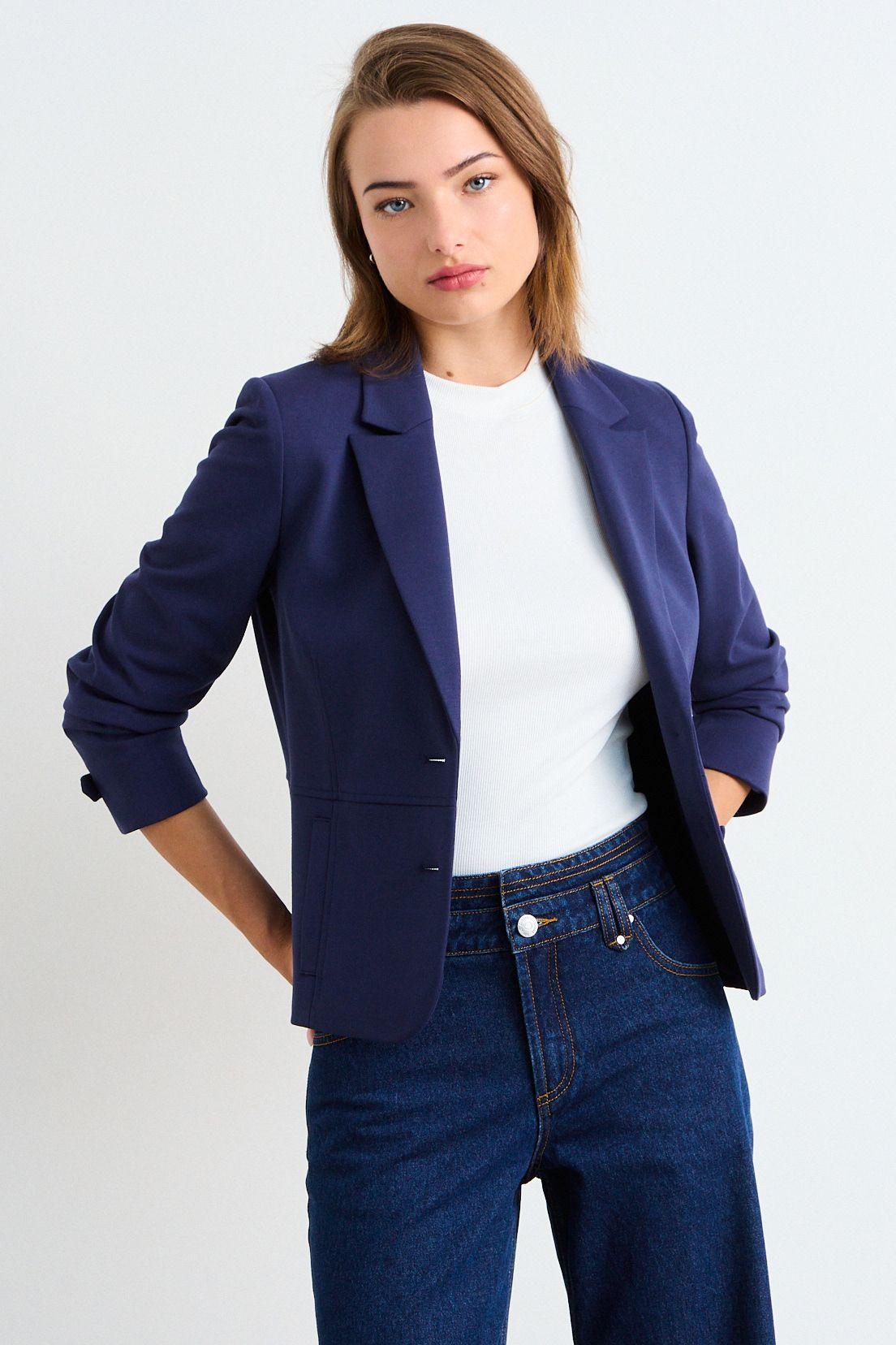 Blazer Liso Azul iO 16020126012104-0
