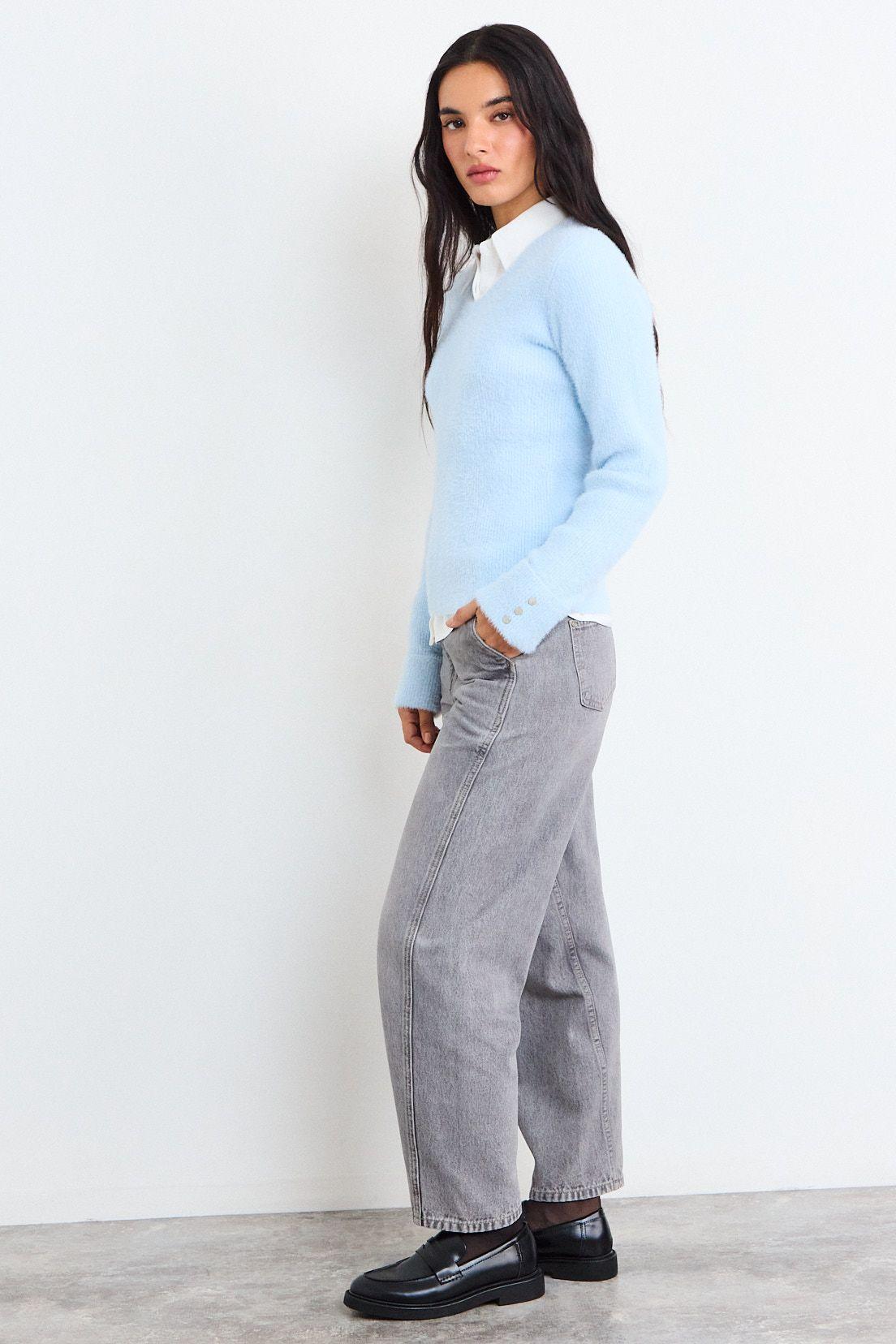 Sweater Liso Celeste iO 18120126027110-2