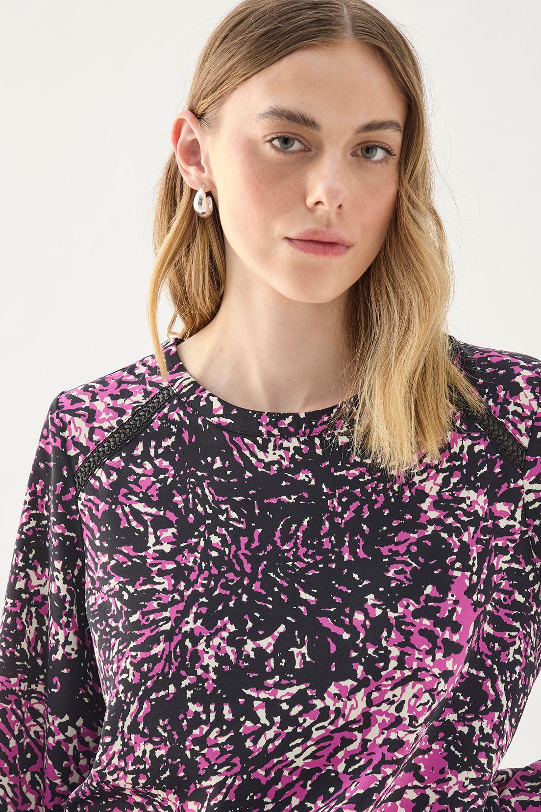 Blusa Manga Larga Fantasia Morado 14107125055121-1