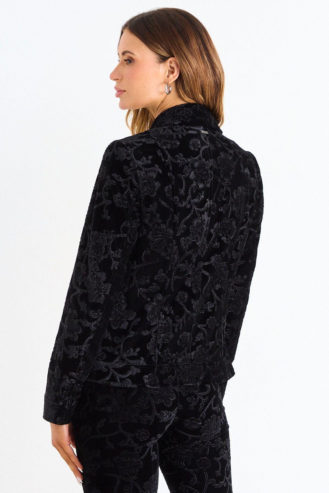 Casaca Lisa Con Diseño Negro Ash 17507126005102-2