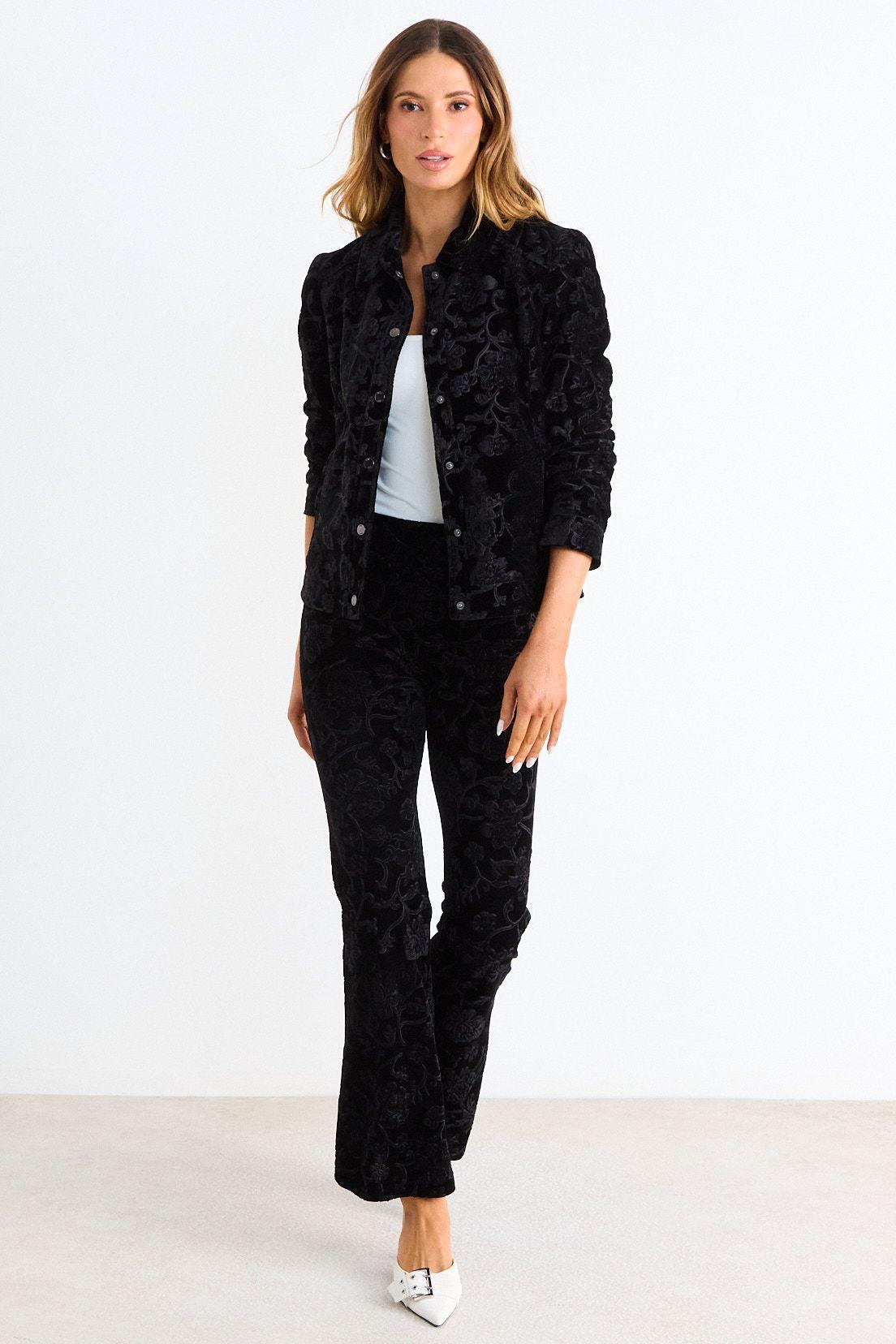 Casaca Lisa Con Diseño Negro Ash 17507126005102-3