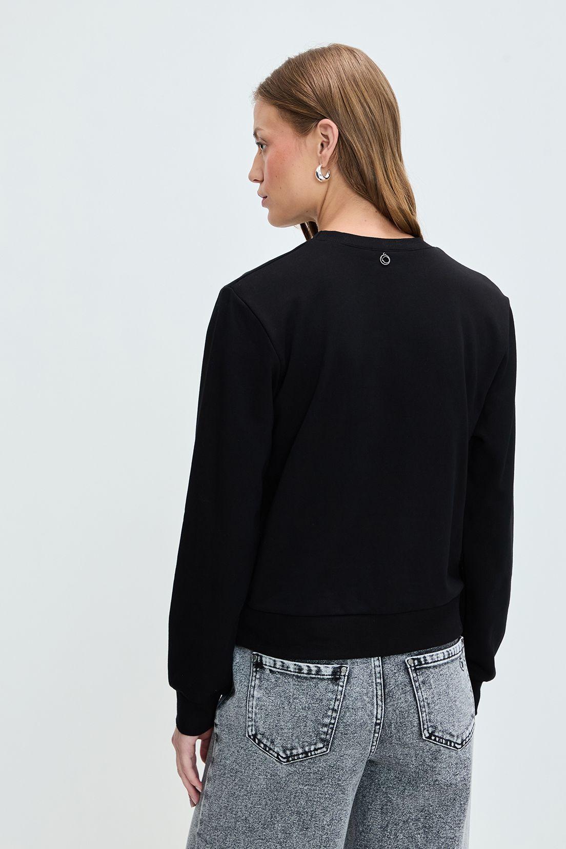 Poleron Liso Negro 14420125001102-3