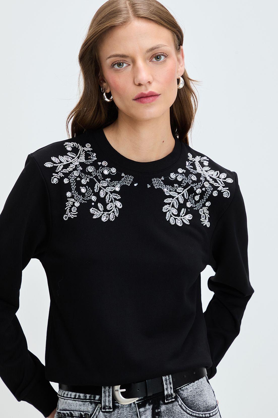 Poleron Liso Negro 14420125001102-0
