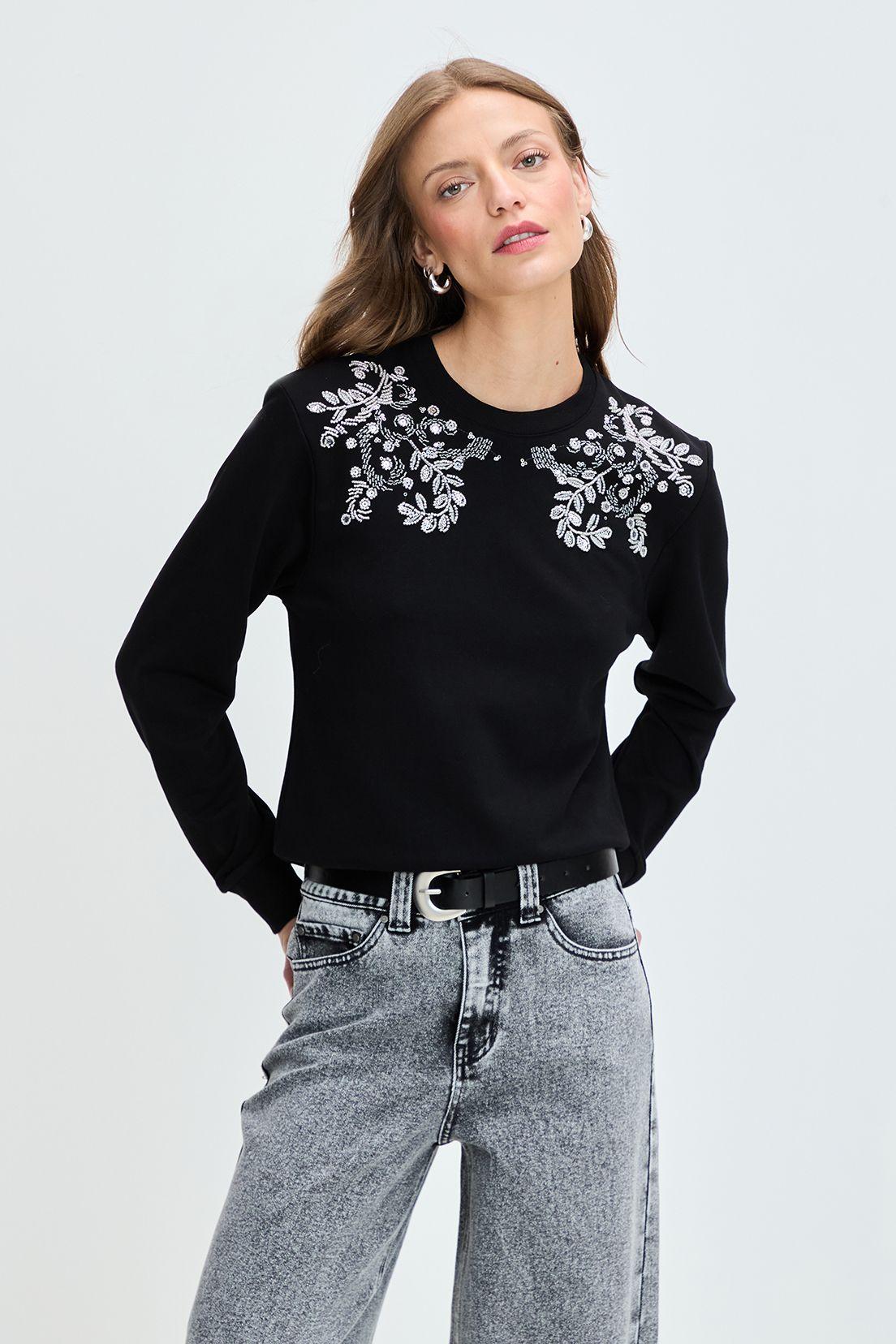 Poleron Liso Negro 14420125001102-1