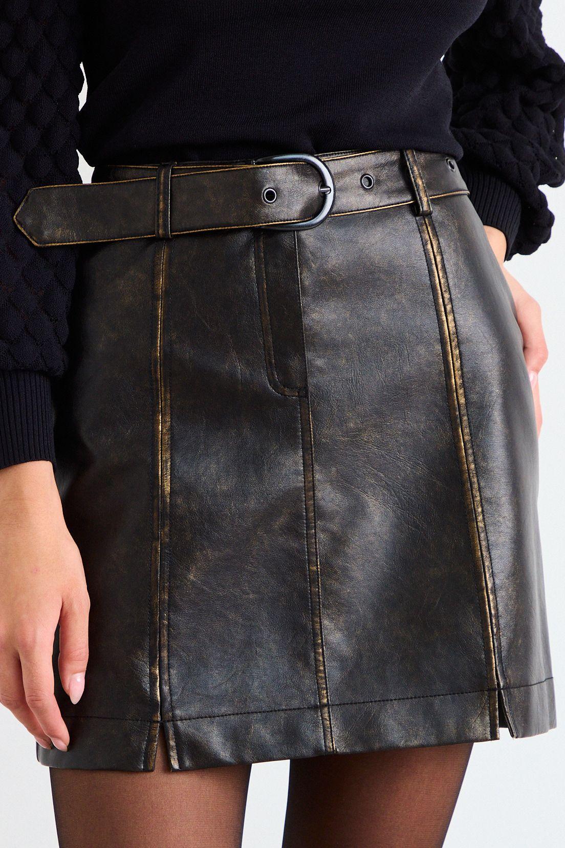 Falda Lisa Café iO 12020126006109-2