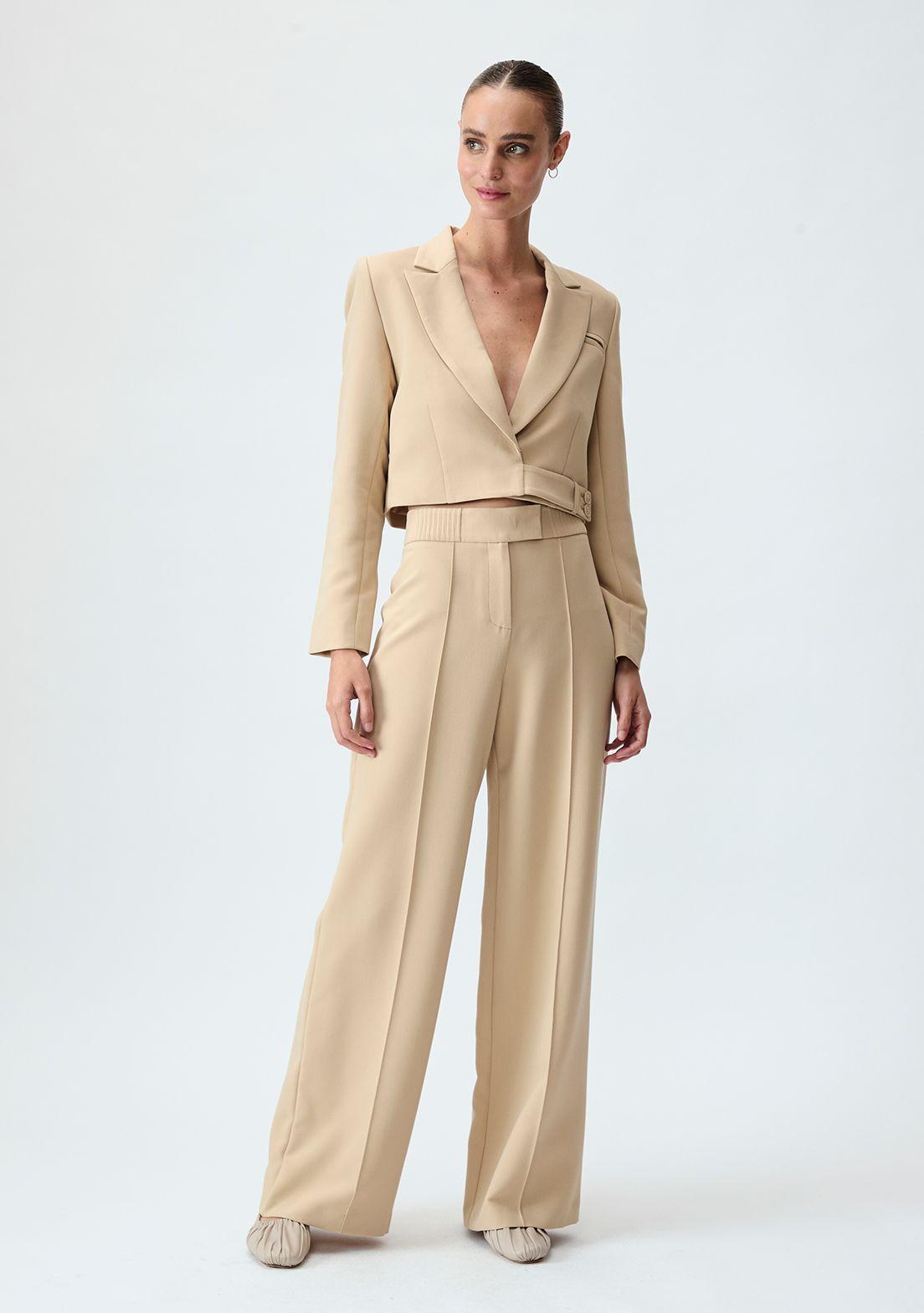 Pantalon Liso Beige iO 11020125008106-0