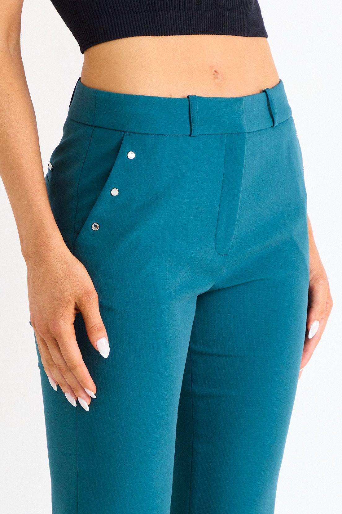 Pantalon Recto Liso Verde Ash 11007126008217-2