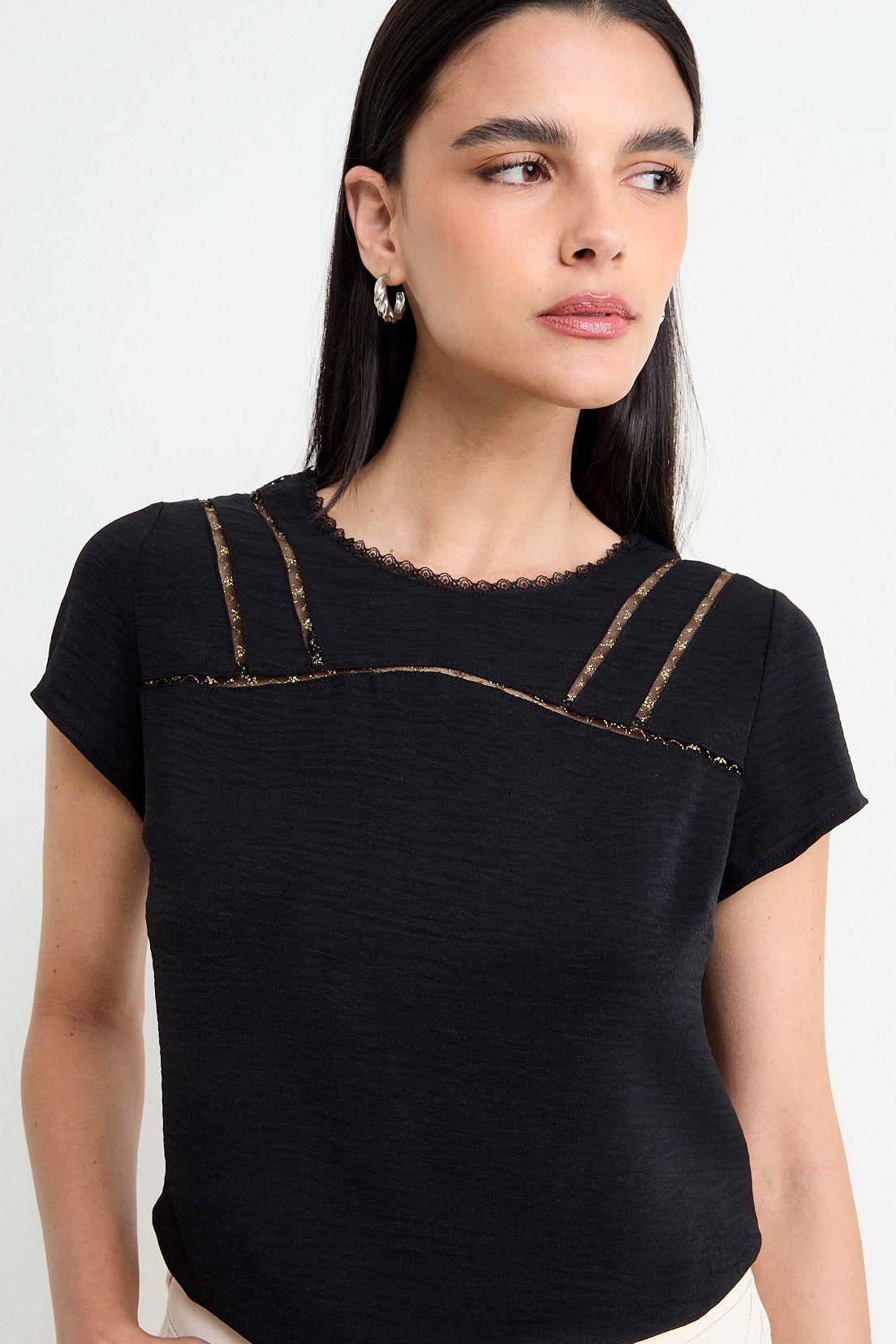Blusa Lisa Negro Ash 14004225073102-1
