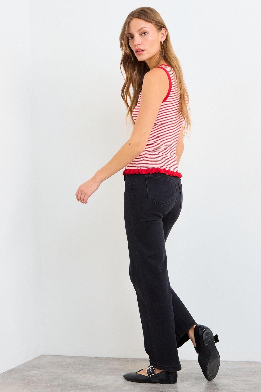 Polera Tejida Sin Mangas Rojo iO 18720126002103-3