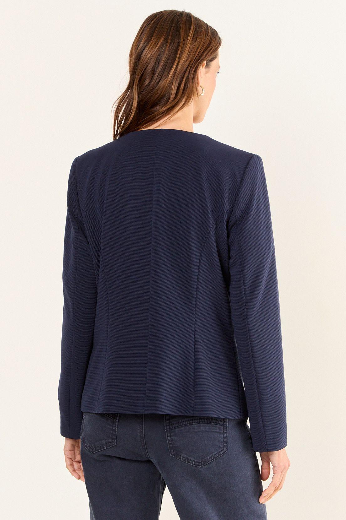 Blazer Abotonado Azul Ma Griffe 16002126002104-2