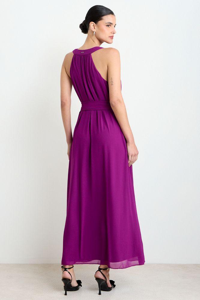 Vestido Largo Liso Morado Ash 13407225060121-4