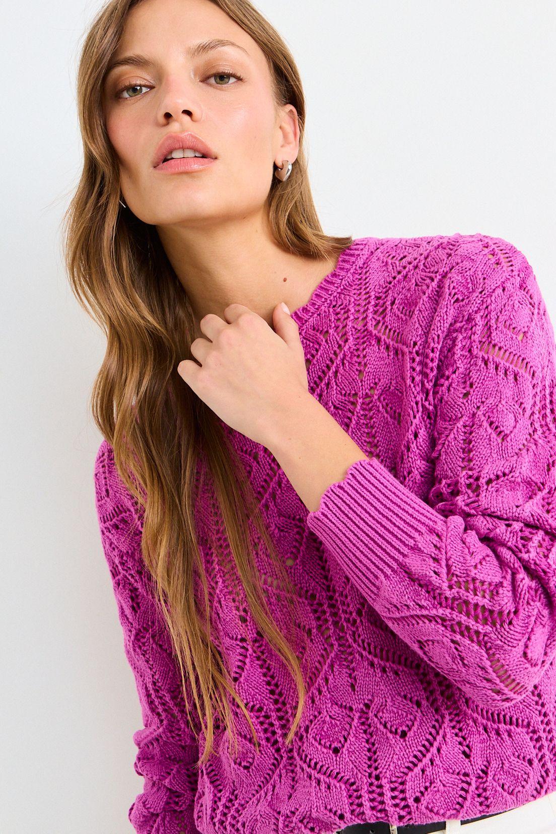 Sweater Liso Rosa iO 18120126003123-1