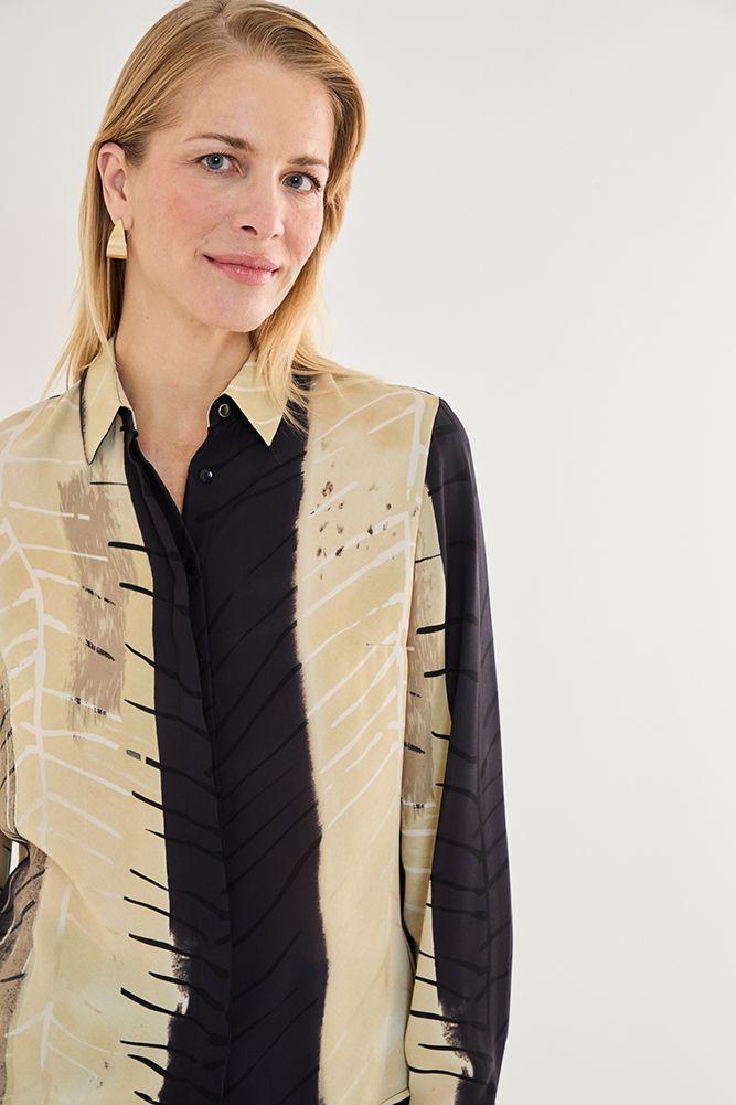 Blusa Camisera Estampada Negro 14102125058102-1