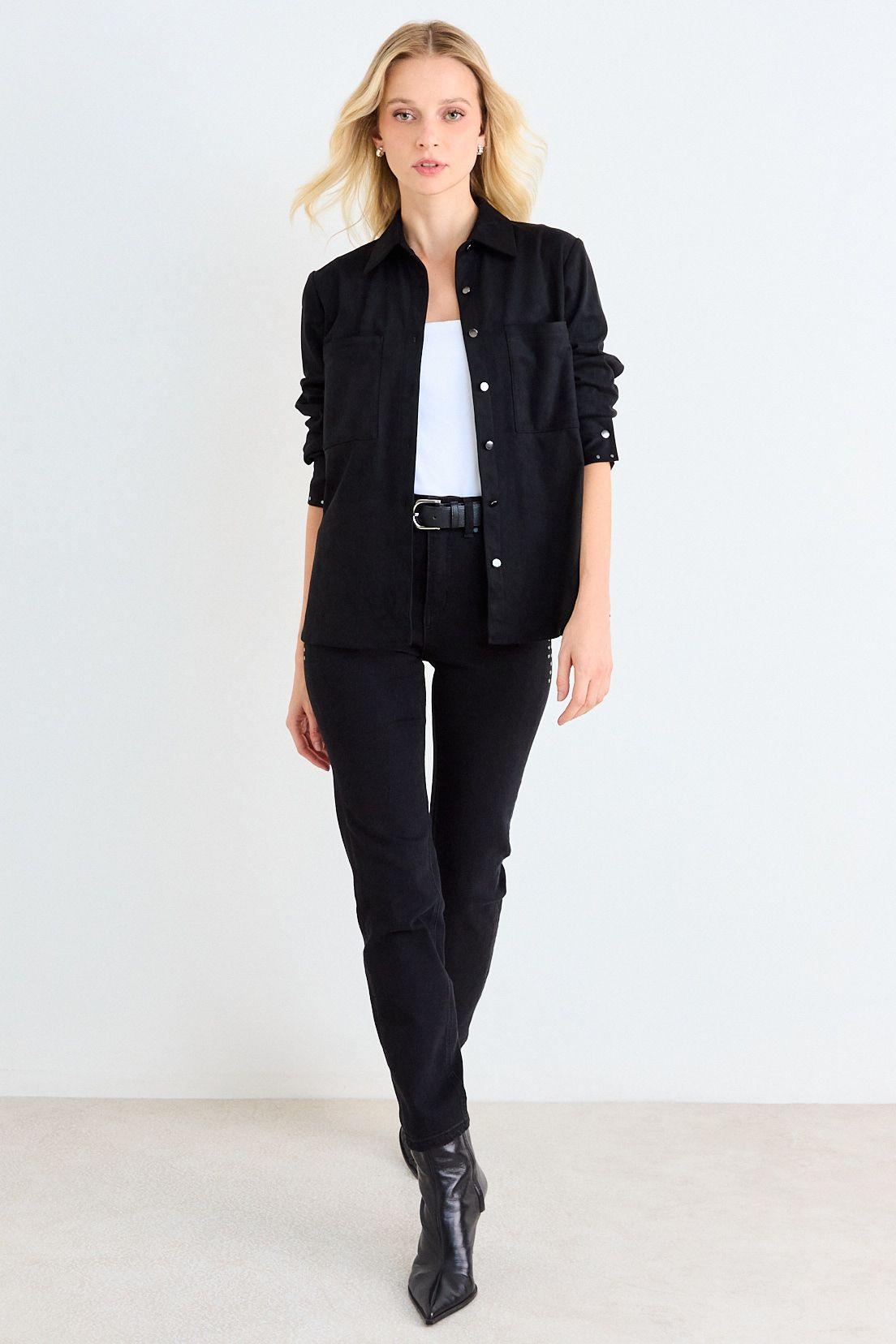Sobrecamisa Lisa Negro Ash 14007126013102-4