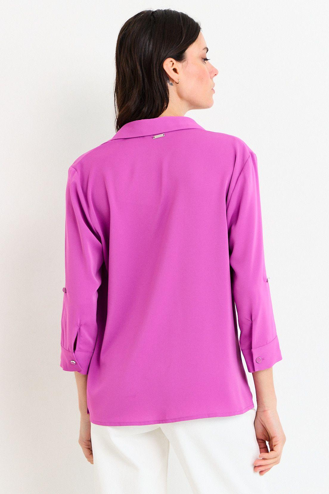Blusas Manga Larga Morado Ash 14007226055121-2