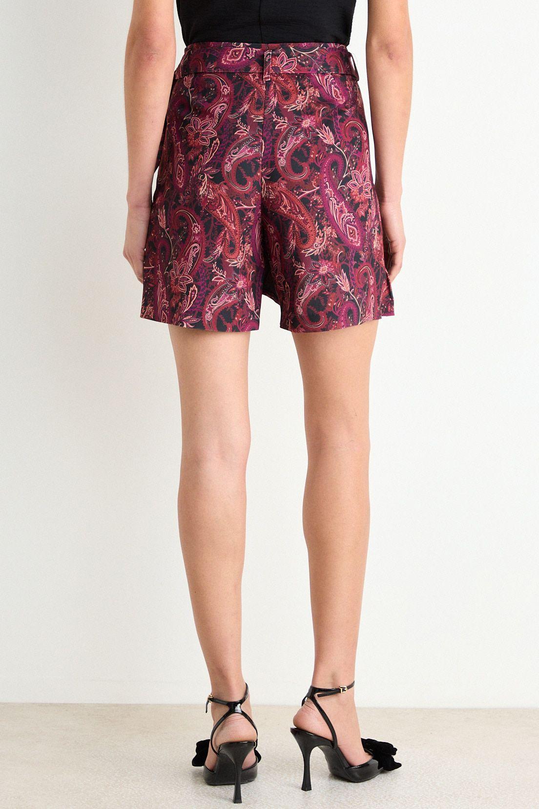 Skort Fantasia Con Lazo Burdeos Ash 11907126050112-3