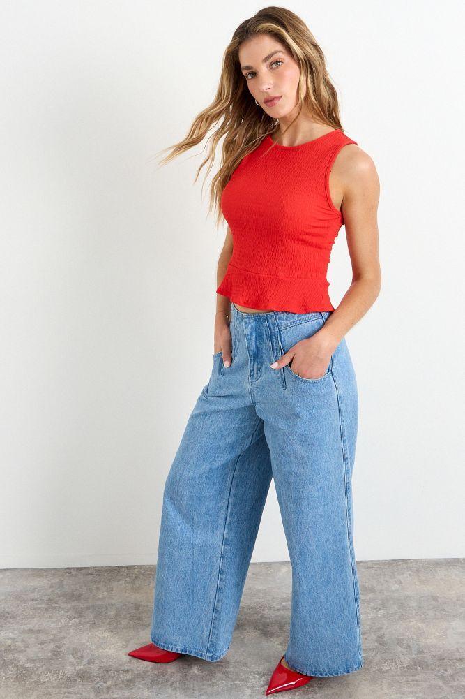 Polera Lisa Rojo iO 14220225075103-4