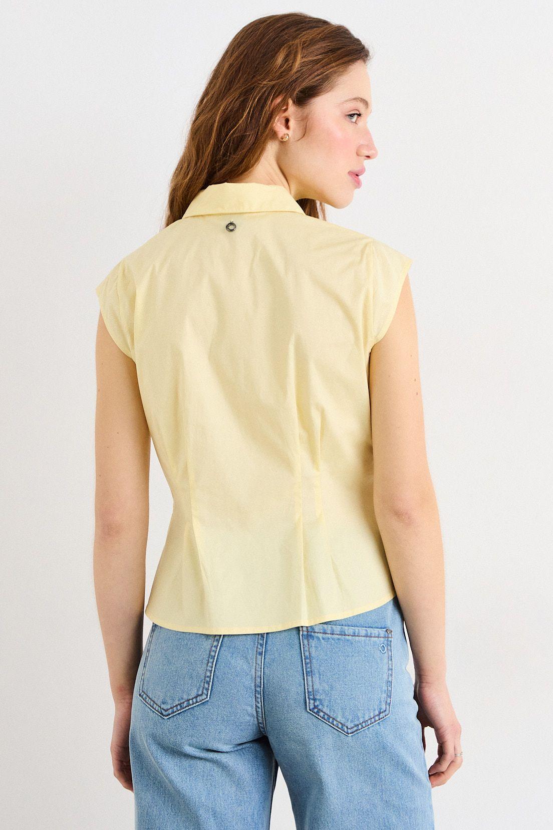 Blusas Sin Manga Amarillo iO 14020226058108-2