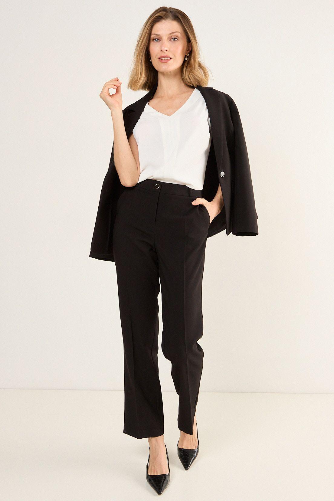 Pantalon Liso Negro Ma Griffe 11002126200102-0