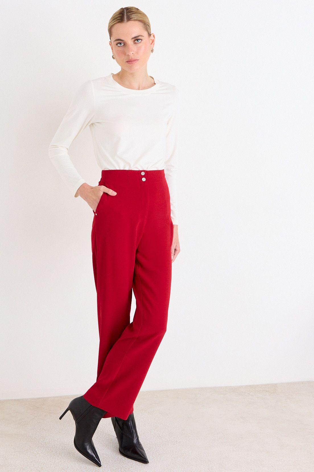 Pantalon Recto Rojo Ash 11007226051103-4