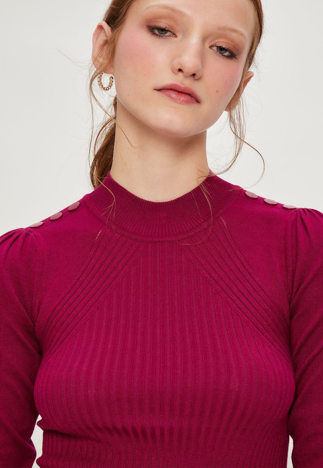 Sweater Liso Burdeo iO 18120124002112-1