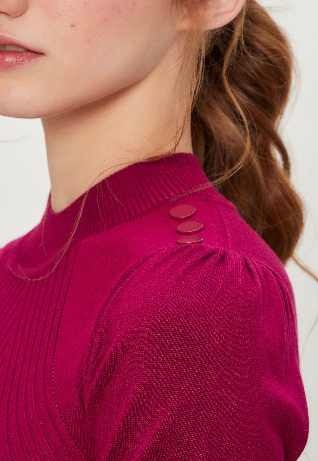 Sweater Liso Burdeo iO 18120124002112-3