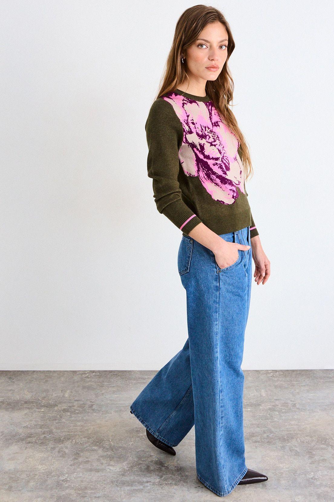 Sweater Fantasia Verde Oliva iO 18720226004107-4