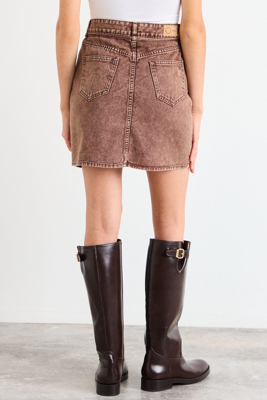 Falda Mezclilla Café iO 12820126001109-3