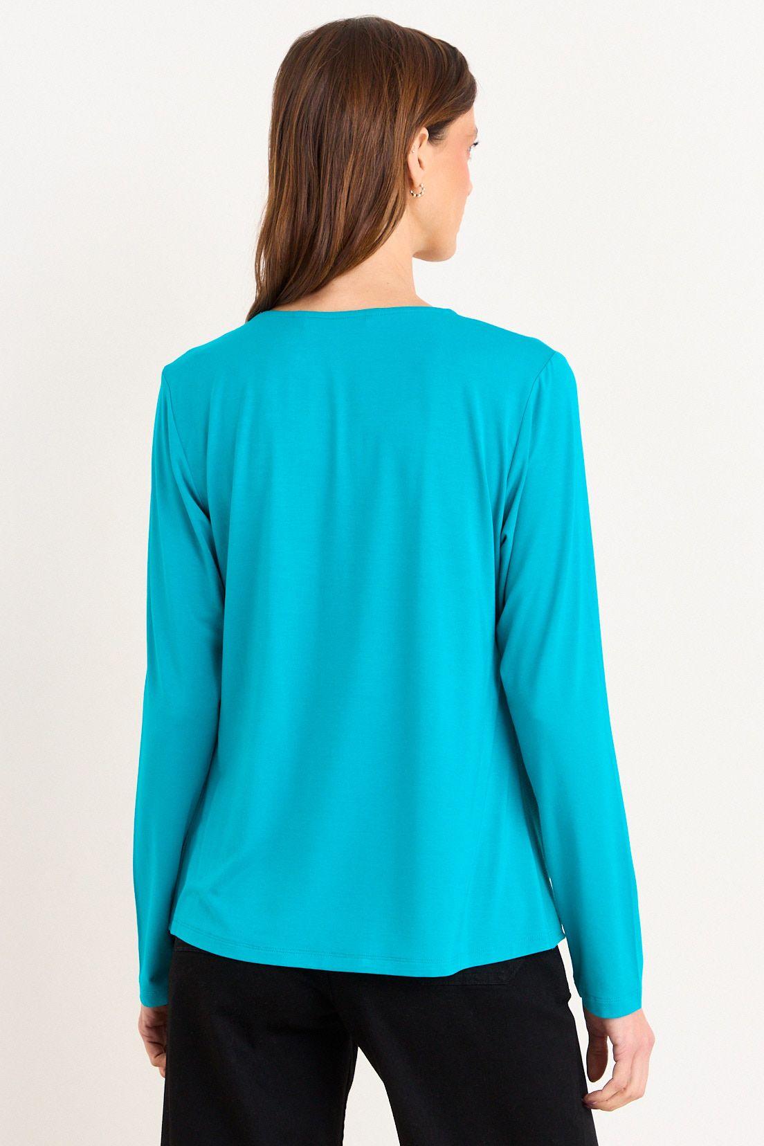 Polera Escote Redondo Verde Ma Griffe 14202226002217-2