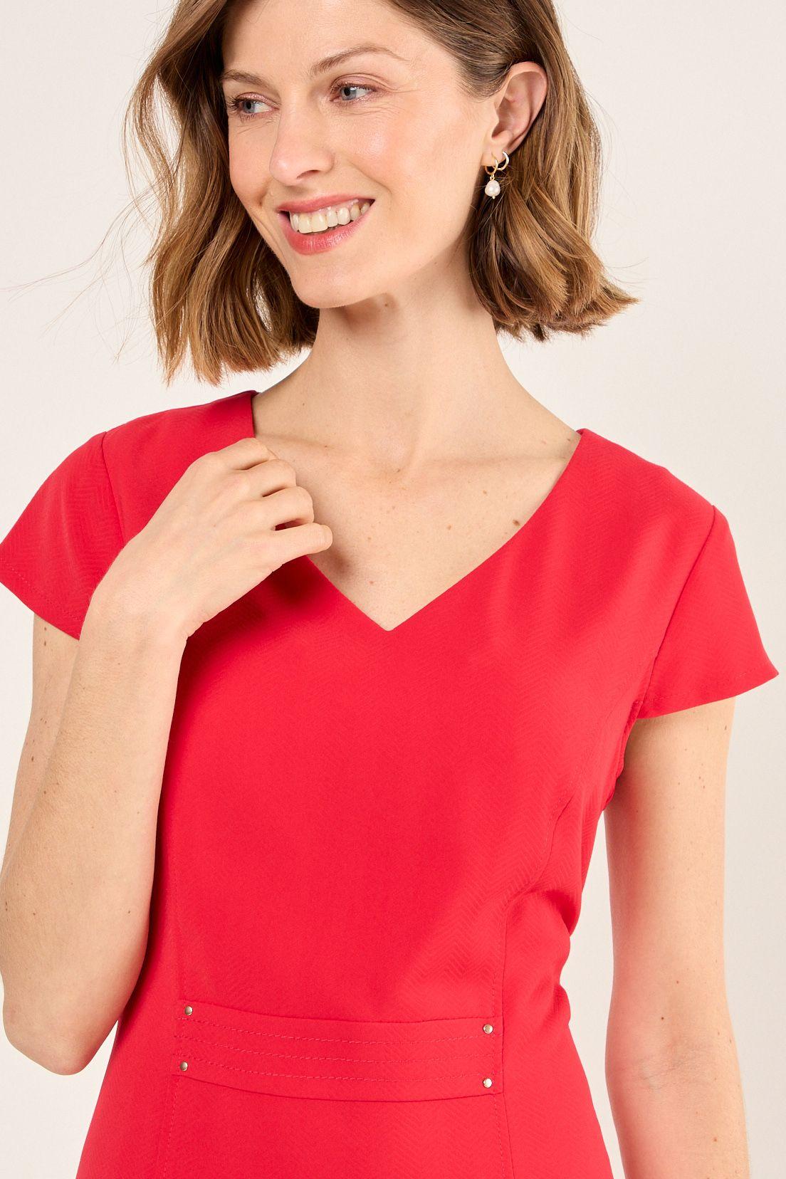 Vestido Largo Rojo Ma Griffe 13002225006103-1