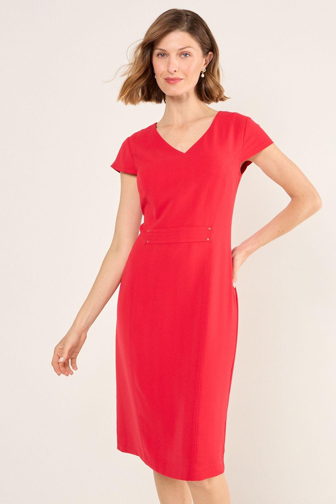 Vestido Largo Rojo Ma Griffe 13002225006103-2