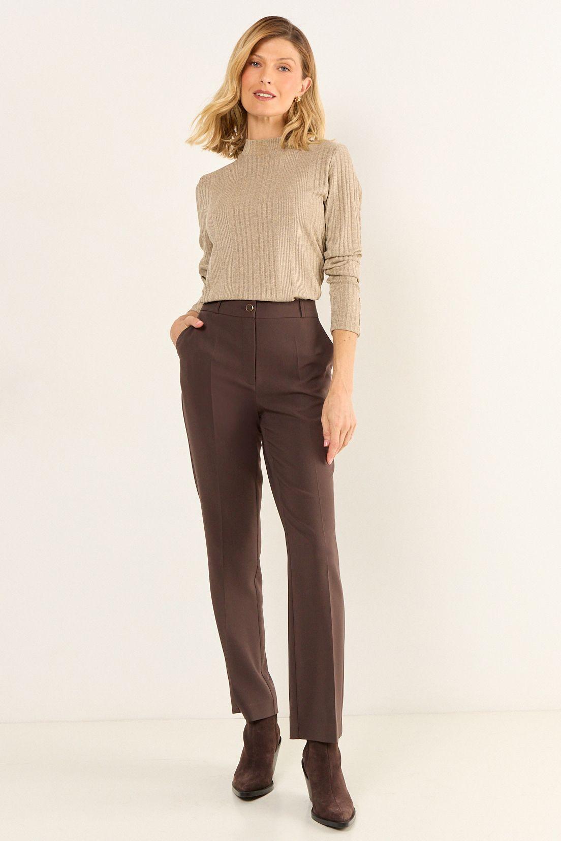Pantalon Liso Café Ma Griffe 11002126055109-0