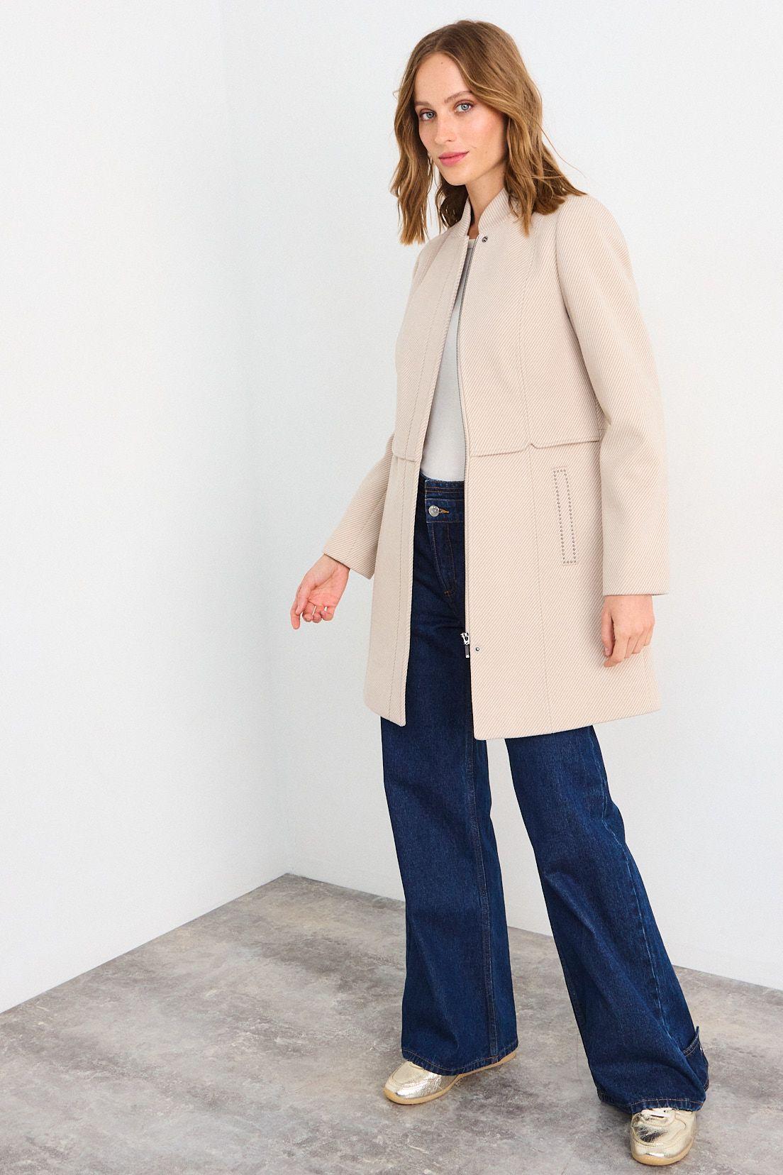Chaqueton Liso Beige iO 17220126058106-4