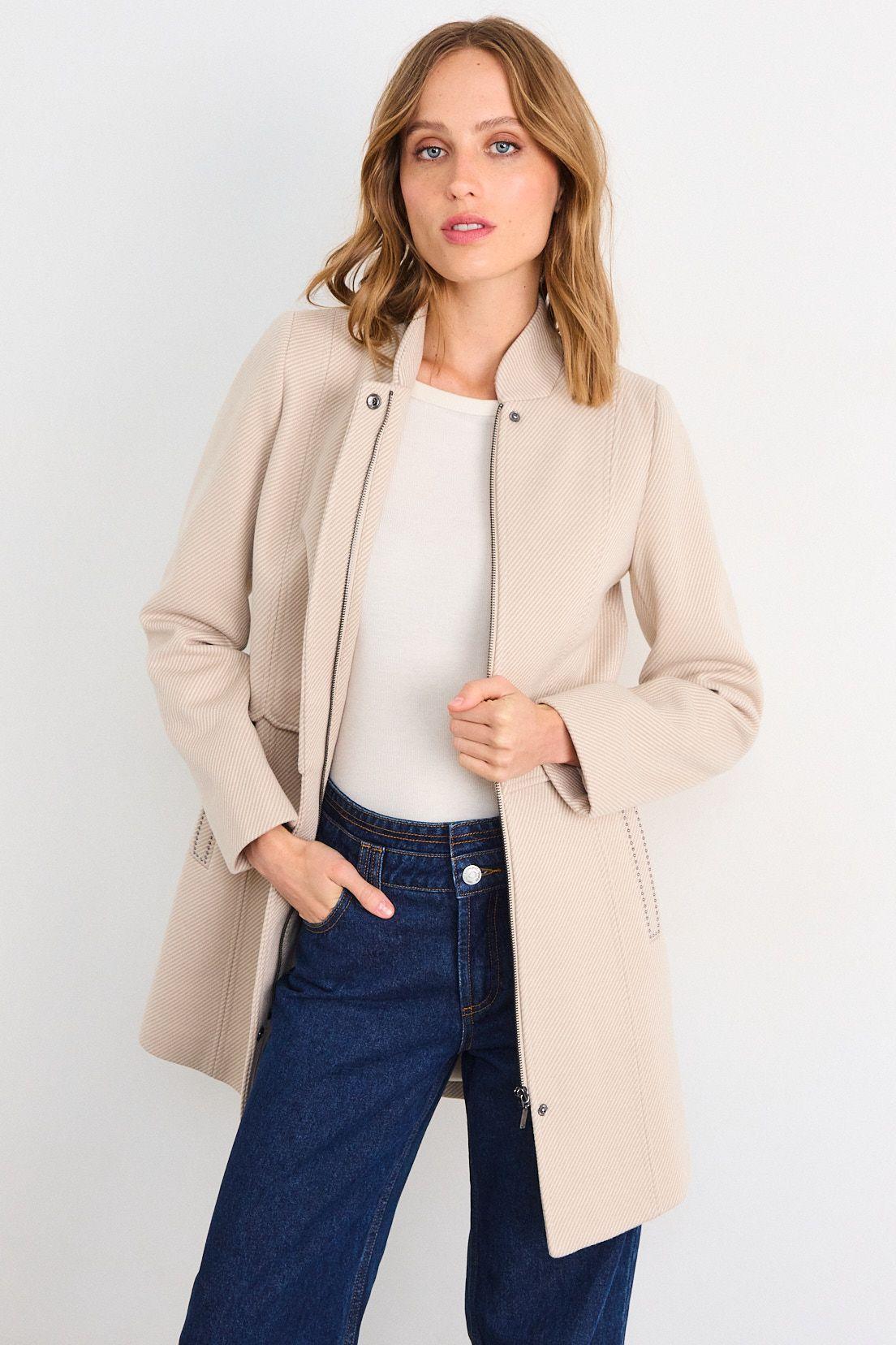 Chaqueton Liso Beige iO 17220126058106-0