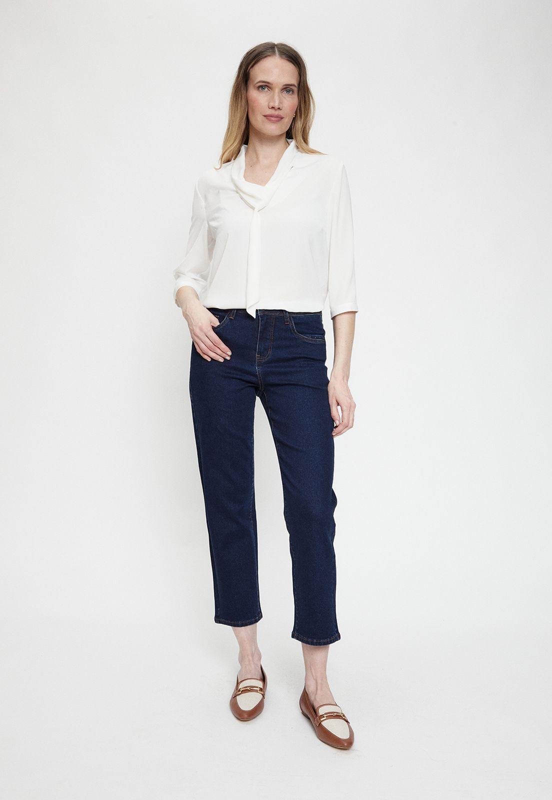 Blusa Lisa Blanco Ma Griffe 14002224058105-0
