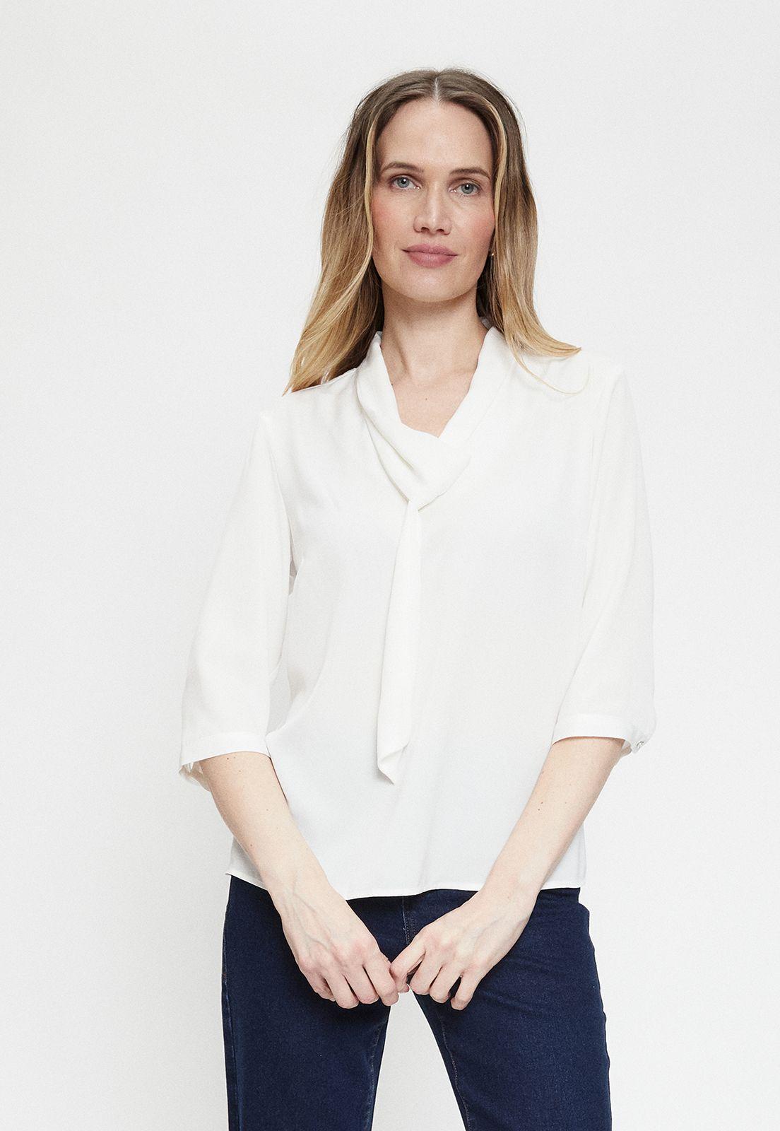 Blusa Lisa Blanco Ma Griffe 14002224058105-2