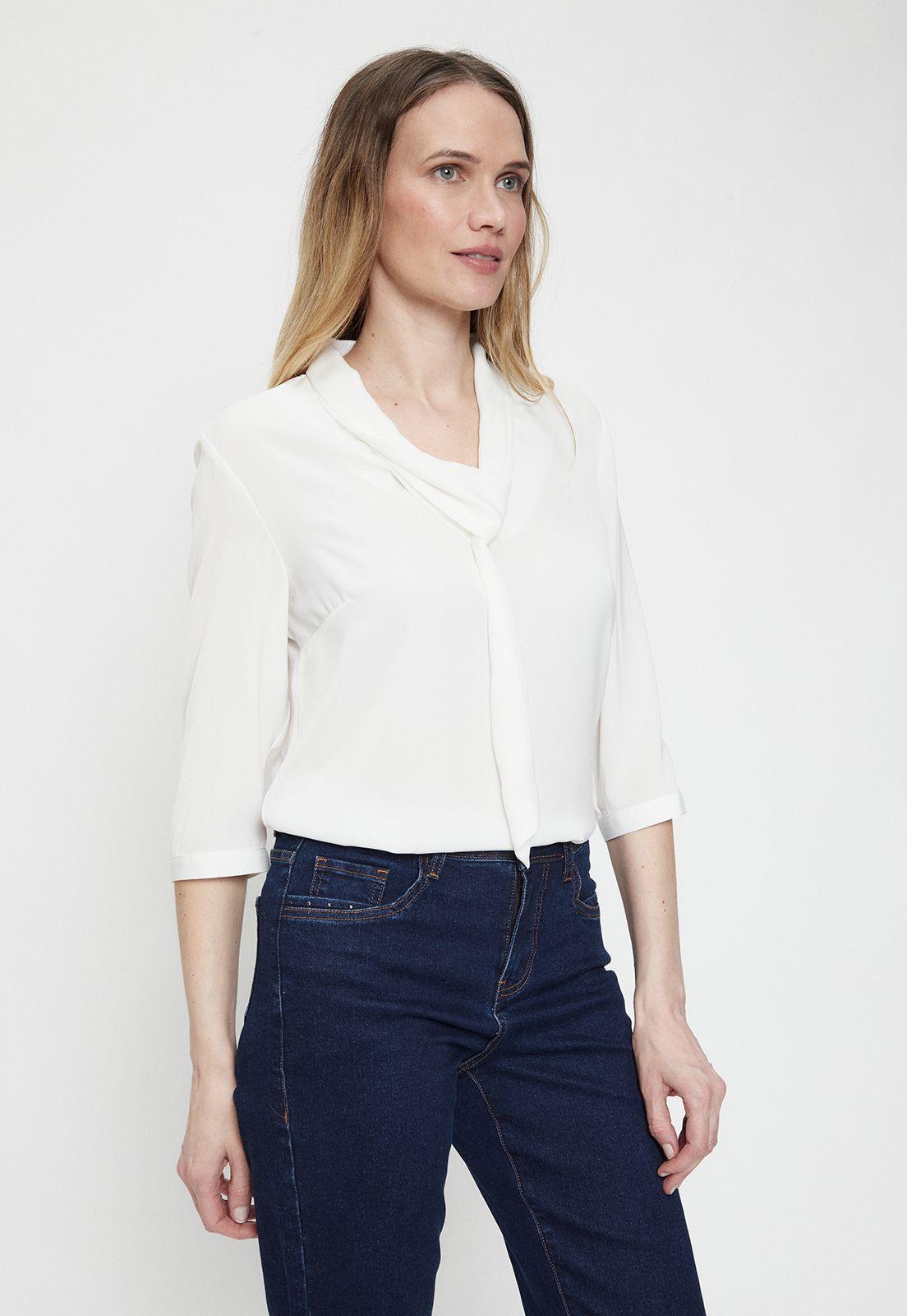 Blusa Lisa Blanco Ma Griffe 14002224058105-3