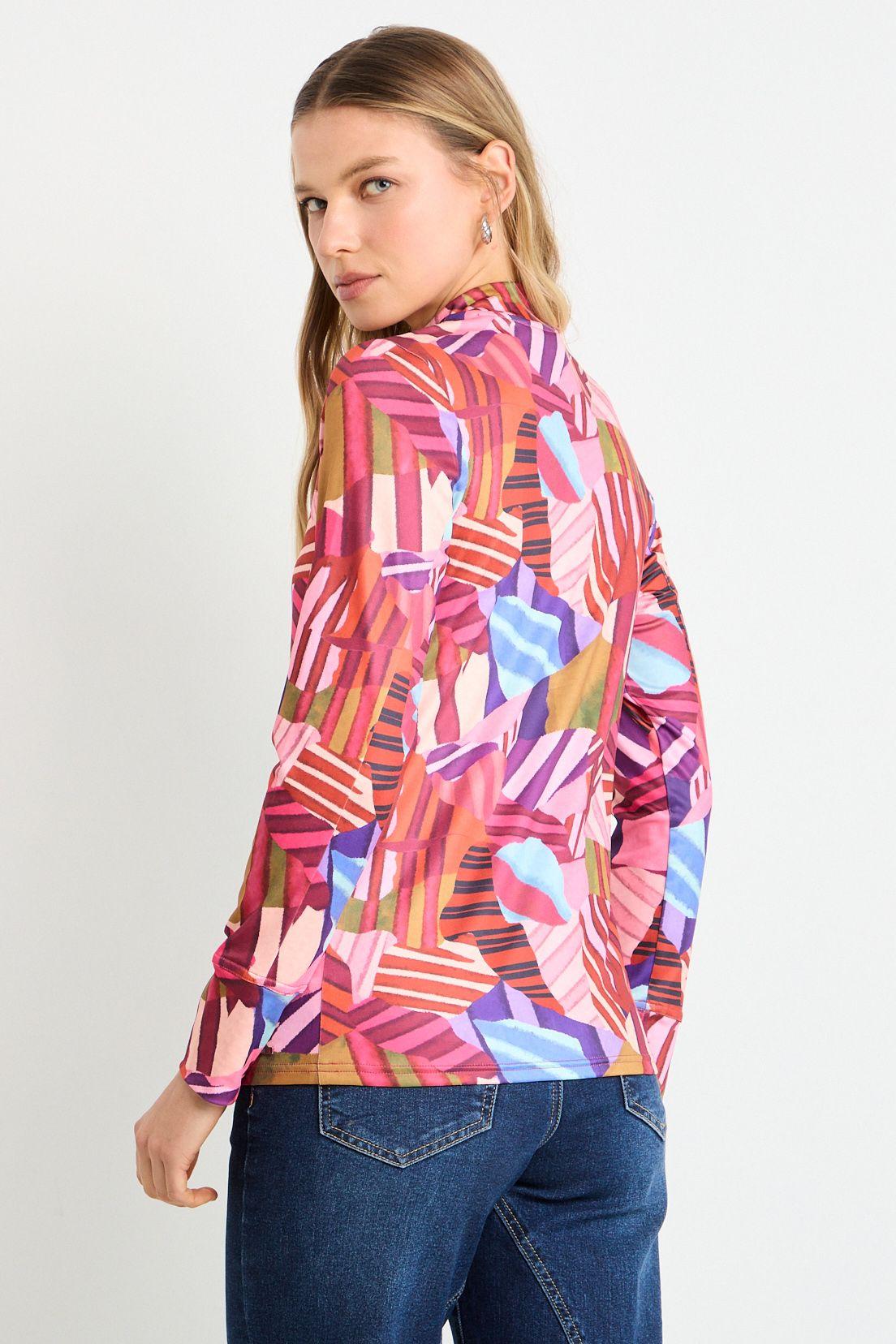 Polera Manga Larga Rosa Ash 14307225050123-2
