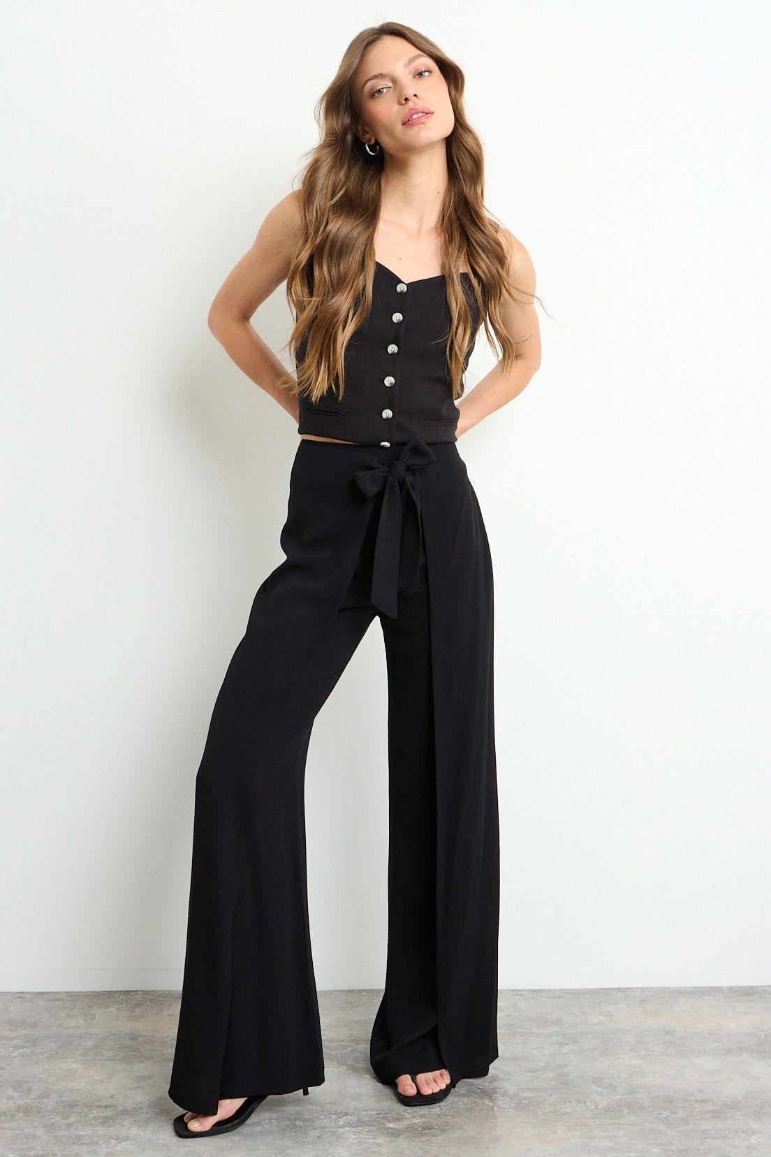 Pantalon Liso Negro iO 11004225023102-0