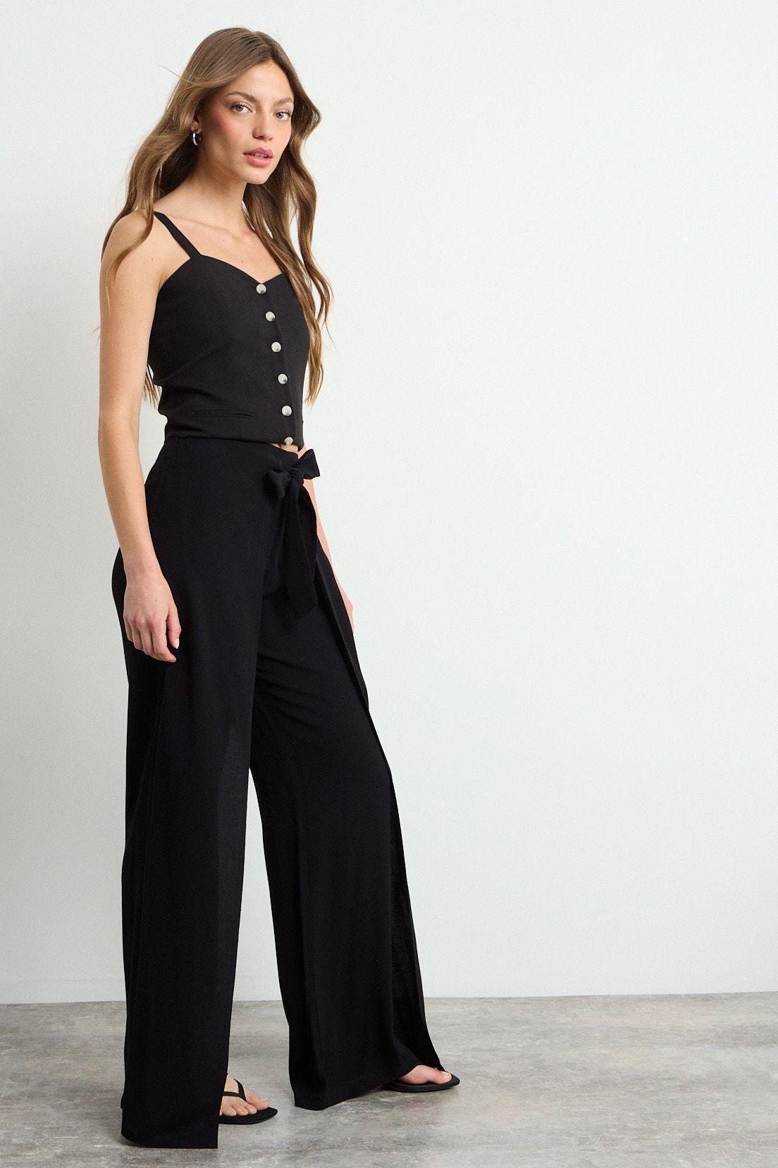 Pantalon Liso Negro iO 11004225023102-4