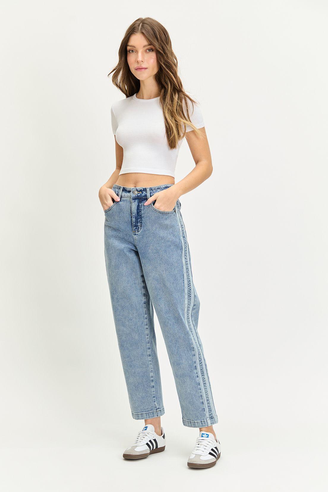 Jeans Liso Celeste iO 11320224006110-0