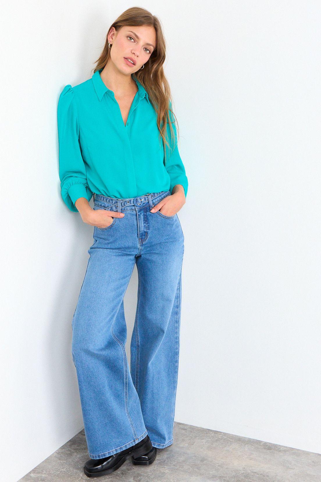 Blusa Lisa Verde iO 14020126059217-3