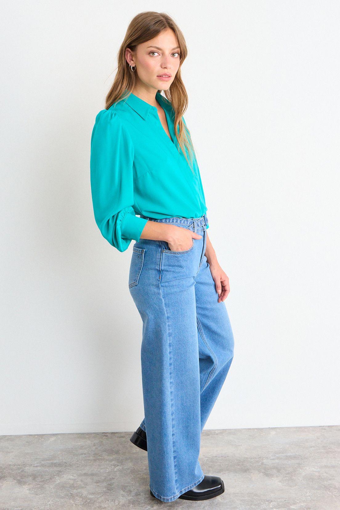 Blusa Lisa Verde iO 14020126059217-4